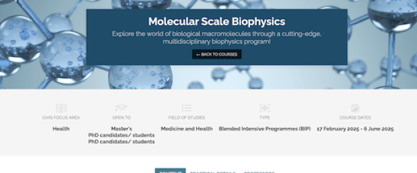 BIP Molecular Scale Biophysics 2025